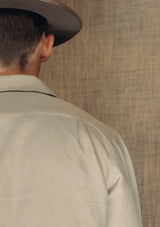 Jardin Linen Over Shirt - Aloe Green