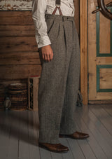 The Bailey Harris Tweed Suit - Old Oak Herringbone
