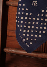 'Indigo Wayfarer' 100% Selvedge Cotton Bandana / Neckerchief - #5