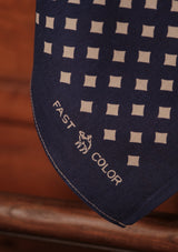 'Indigo Wayfarer' 100% Selvedge Cotton Bandana / Neckerchief - #5