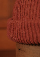 Lambswool Beanie Hat - Fired Maple