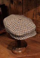 Archive Sale Baker Boy - (Mid Width) Blue & Brown Micro Stripe