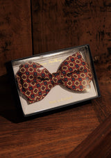 Silk Pre-Tie Bow Tie - Red Floral