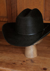 Cattleman Hat - Black Fur Felt