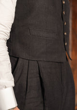 The Hawthorne Suit - Farriers Black Linen