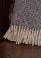 Super-soft Wool Throw - Grey