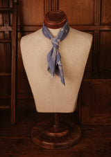 'Frontier Blue' 100% Cotton Selvedge Bandana - #3