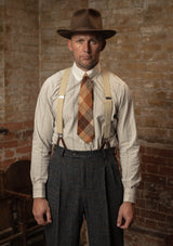 Bailey Harris Tweed Clark Trouser - Atlantic Blue Check