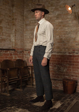 Bailey Harris Tweed Classic Trouser - Atlantic Blue Check