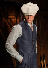 Spearpoint Japanese Cotton Shirt - Sky Check