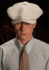 Spearpoint Japanese Cotton Shirt - Sky Check