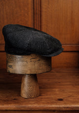 Fulton Baker Boy - (Mid-Width) Chunky Dark Denim Corduroy