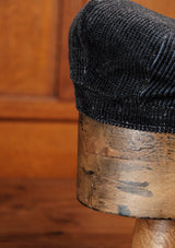 Fulton Baker Boy - (Mid-Width) Chunky Dark Denim Corduroy