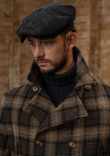 Pure Wool Pea Coat - Tideworn Check
