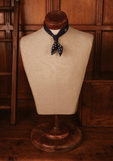 'Indigo Wayfarer' 100% Selvedge Cotton Bandana / Neckerchief - #5