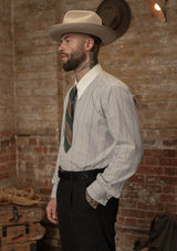 Spearpoint Japanese Cotton Shirt - Blue Stripe