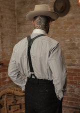 Spearpoint Japanese Cotton Shirt - Blue Stripe