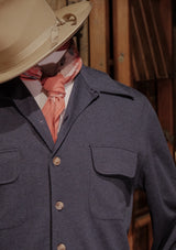 Connell Super-soft Cotton Board Shirt - Storm Blue