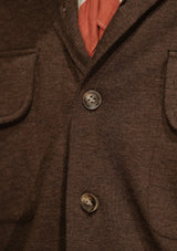 Connell Super-soft Cotton Board Shirt - Peat Brown