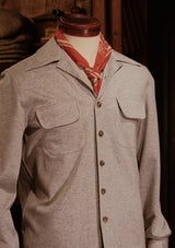 Connell Super-soft Cotton Board Shirt - Flannel Grey