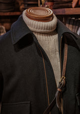 Seabrook Cropped Pure Wool Jacket - Navy