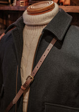 Seabrook Cropped Pure Wool Jacket - Navy