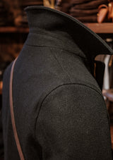Seabrook Cropped Pure Wool Jacket - Navy