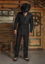 Broadway Jacket - Atlantic Chalk Stripe