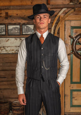 The Broadway Suit - Atlantic Chalk Stripe