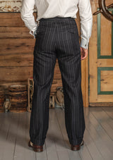 Broadway Dalton Trousers - Atlantic Chalk Stripe