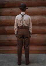 Brockman Harris Tweed Clark Trouser - Autumn Leaf Check