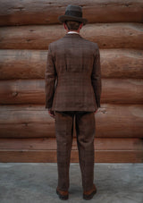 Brockman Harris Tweed Clark Trouser - Autumn Leaf Check