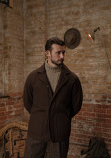 Chore Pure Wool Jacket - Hickory Brown