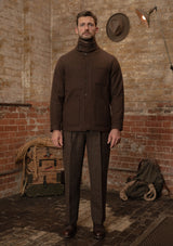 Chore Pure Wool Jacket - Hickory Brown