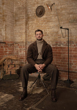 Chore Pure Wool Jacket - Hickory Brown