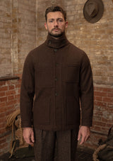 Chore Pure Wool Jacket - Hickory Brown