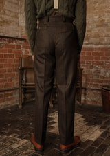 Clark Trousers - Dark Brown Flannel