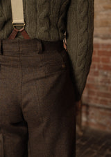 Clark Trousers - Dark Brown Flannel