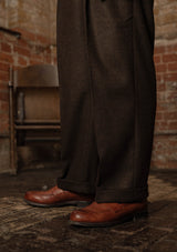 Clark Trousers - Dark Brown Flannel