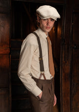 Semi Spearpoint Japanese Cotton Shirt - Saddlebrook Stripe