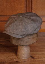 Morwell Baker Boy - (Mid-Width) Saddle Brown Linen