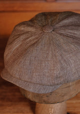 Morwell Baker Boy - (Mid-Width) Saddle Brown Linen