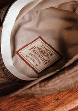 Morwell Baker Boy - (Mid-Width) Saddle Brown Linen