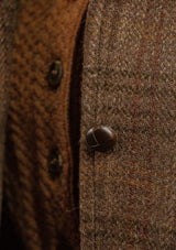 Ladies Amélie Harris Tweed Cape - Autumn Leaf Check