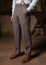 Coleman Classic Trouser - Cement Hopsack