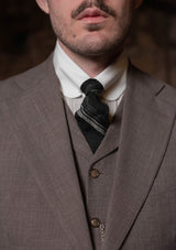 Coleman Waistcoat - Cement Hopsack