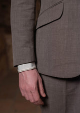 Coleman Jacket - Cement Hopsack