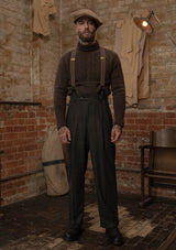 Clark Trousers - Charcoal Flannel