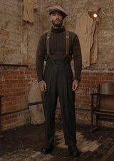 Clark Trousers - Charcoal Flannel