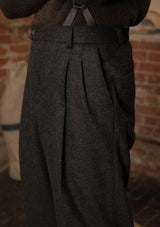 Clark Trousers - Charcoal Flannel